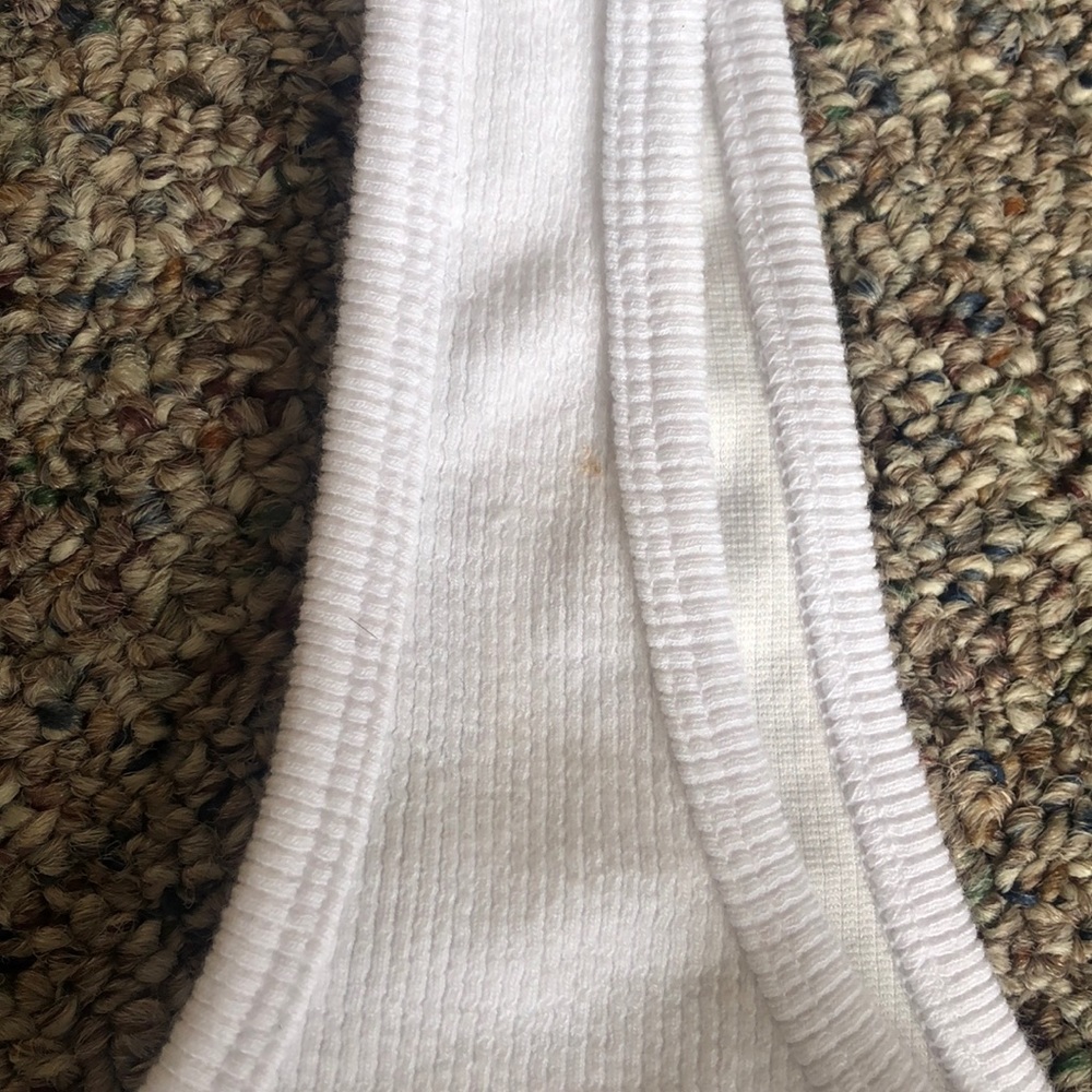 F21 Ribbed Lace Up Bodysuit - Picture 4 of 5